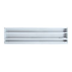 Marche en aluminium, blanc, 11" x 48"