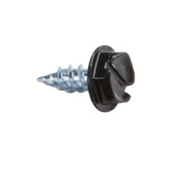 Vis en acier pour gouttière, noir, 8/pqt