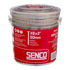 Vis en bande, sous-plancher, jaune, #8 x 2", 100/pqt