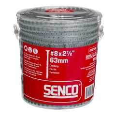 Vis en bande, sous-plancher, jaune, #8 x 2 1/2", 100/pqt