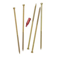 Deck Finishing/Trim Screws, #9 Gauge, 5-in, 50-pk