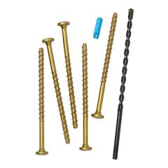 Concrete Screws Caliburn XL - 19/64" X 5" - 25/Pkg