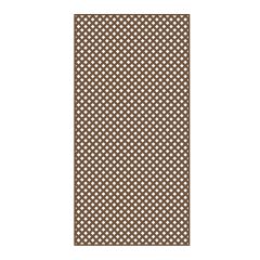 Treillis, Diamant, PVC, noyer, 4’ x 8’