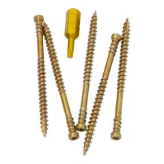 RT Composite Trim Head Screws, #8 Gauge, 2-1/2-in, 3500-pk