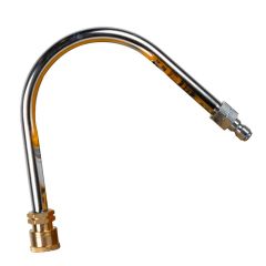 Nettoyeur de gouttière, connexion rapide, gris, 1/4“