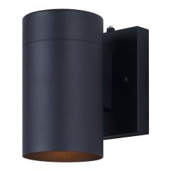 Applique murale extérieure Lirona, abat-jour en métal, noir, 4-3/8 po x 7-3/5 po x 6-3/4 po