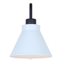 Applique murale extérieure Lucia, noir et blanc sablé