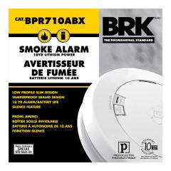 Détecteur de fumée, pile 10 ans