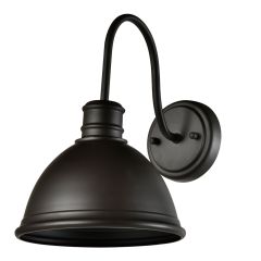 Appliqué mural d’extérieur, Lumorix, noir, 9" x 12 1/2" x 12,2"