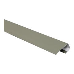 Moulure en J pour parement, 1/2" x 10', toundra