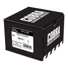 Ancrage, Parawedge, finition zinc, 1/4" x 1 3/4", 100/pqt