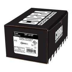 Ancrage, Parawedge, finition zinc, 3/4" x 4 1/4", 10/pqt