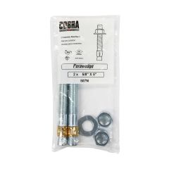 Ancrage, Parawedge, finition zinc, 5/8" x 5", 20/pqt