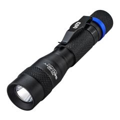 Lampe de poche, clip, 80 lm, noir