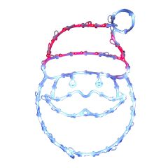 Santa Claus Silhouette Lights - LED - 18"