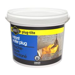 Bouche-fissure instantané Plug-Tite, ciment hydraulique, 15 kg