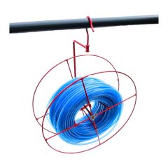 Dévidoir vertical pour tuyau 5/16", repliable avec crochet pivotant