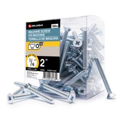 Machine Screws - Type B - 1/4-20 x 2" - 100/Pkg