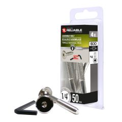 Boulons d'assemblage de type JBC, 1/4" x 50 mm, 4/pqt