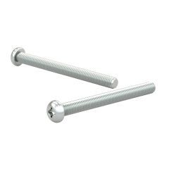Machine Screws - 1/4" x 4" - Zinc-Plated - 75/Pkg