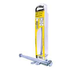 Boulons avec écrous et rondelles, 1/4" x 4 1/2", grade 5, 3/pqt