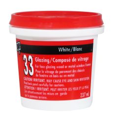 Mastic de vitrier 33, blanc