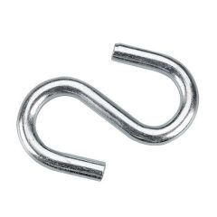 S-Hook - Zinc - 26 mm x 3 1/2" x 9.5 mm
