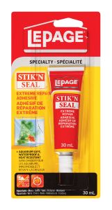 Adhésif de réparation extrême Stik'n Seal, 30 ml