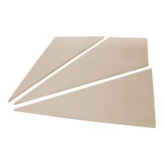 Marches d'angle de particules, 1 1/8" X 48"