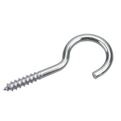 Screw Hook with Lag Thread - 4 mm x 2 1/4"