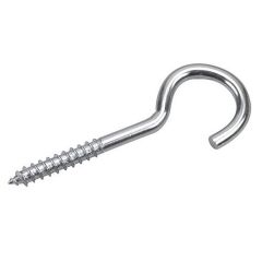 Screw Hook with Lag Thread - 4.8 mm x 3 1/16"