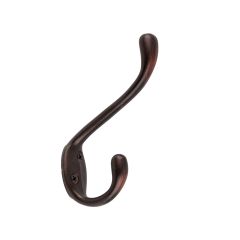 Heavy Duty Coat Hook - Oiled bronze - 5 1/2"