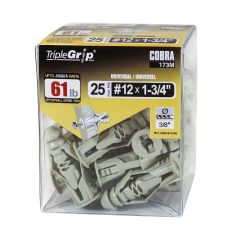 Ancrages TripleGrip #12 Vert  (25)