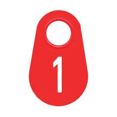 Étiquette d'identification pour le cou #1