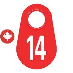 Étiquette d'identification pour le cou #14
