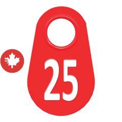 Étiquette d'identification pour le cou #25