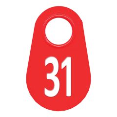 Étiquette d'identification pour le cou #31