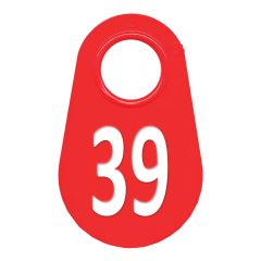 Étiquette d'identification pour le cou #39