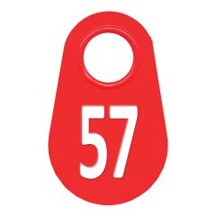 Étiquette d'identification pour le cou #57