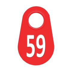 Étiquette d'identification pour le cou #59