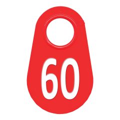 Étiquette d'identification pour le cou #60