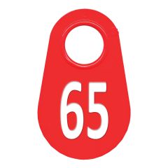 Étiquette d'identification pour le cou #65