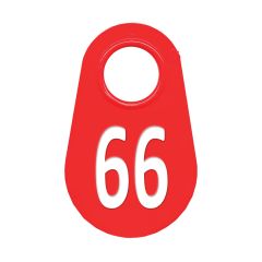 Étiquette d'identification pour le cou #66