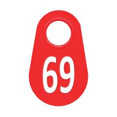 Étiquette d'identification pour le cou #69