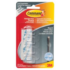 COMMAND hook for round cord