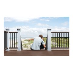 Balustres carrés Estate, noir, 3/4" x 32", 10/pqt