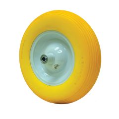 Wheel duty for wheelbarrow