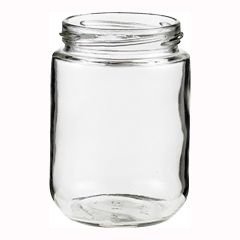Pot rond en verre, 250 ml