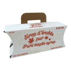 Boîte lithographiée pour cannes de sirop d'érable