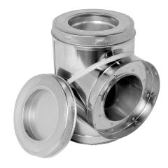 Chimney "Tee" And Elbow - Aluminium - 8"